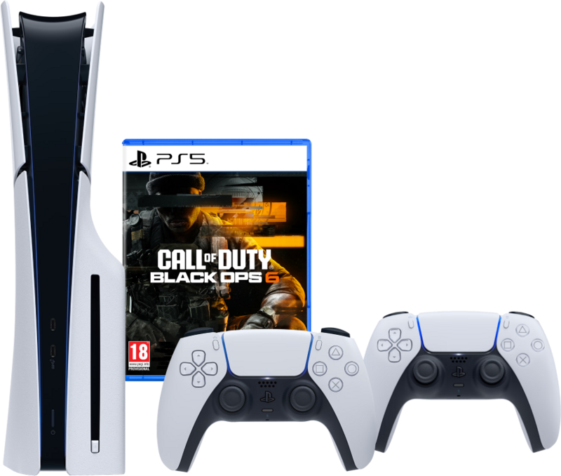 PlayStation 5 Slim Disc Edition + Call of Duty: Black Ops 6 + Extra Controller Wit