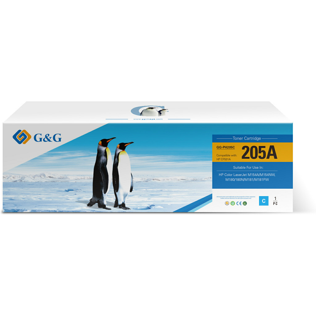 G&G 205A Toner Cyaan