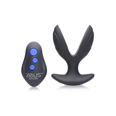 XR Brands Electro-Spread - Vibrating and E-Stim Silicone Butt Plug