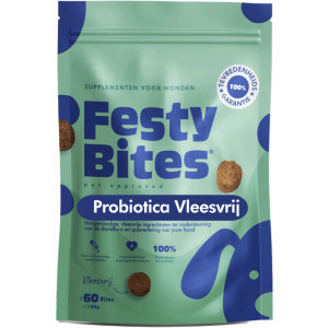 FestyBites Probiotica Vleesvrij supplement hond 2 x 180 g