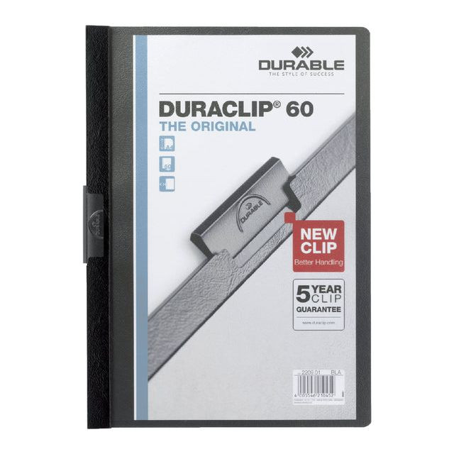 Durable Klemmap Duraclip Original 60 zwart