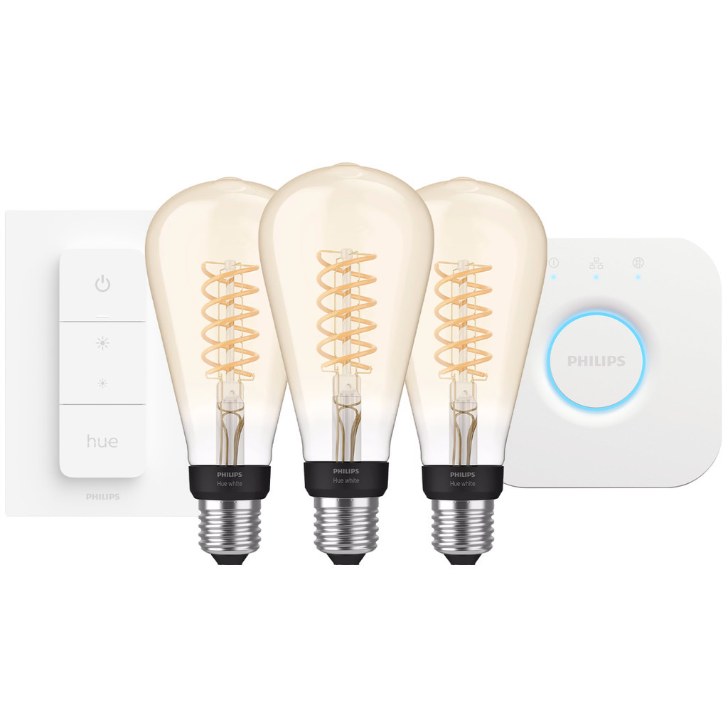 Philips Hue Filament White Edison XL 3-Pack Startpakket