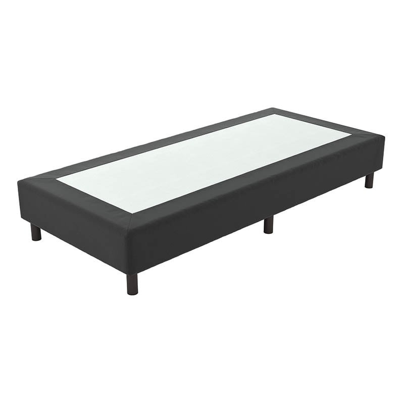 Verende Hotelboxspring zonder Matras - Zwart 70x200 cm - Bonellvering - Inclusief Topper - Dekbed-Discounter.nl