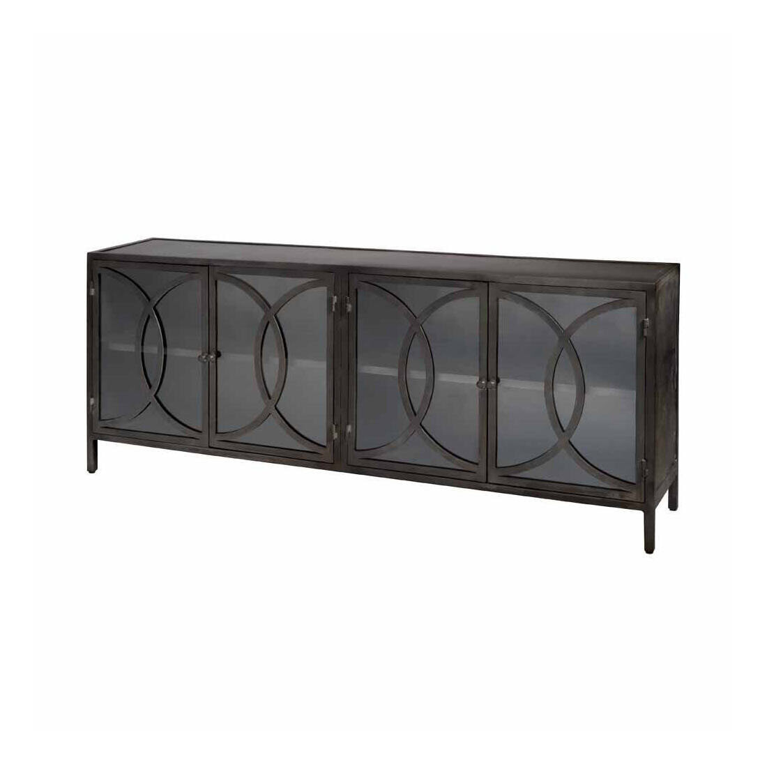 Tower Living Dressoir Stelvio 200cm - Gun Metal