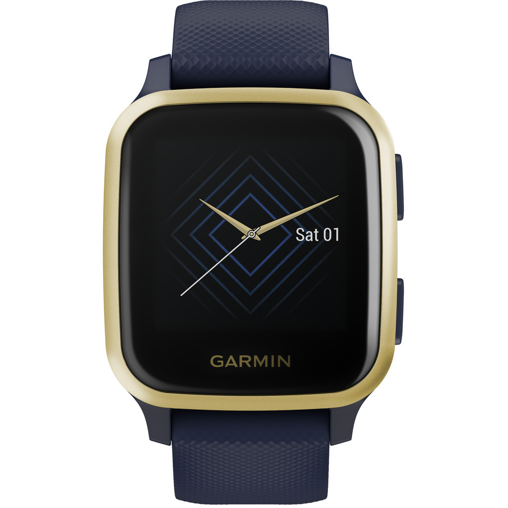 Garmin Venu Sq Music Blauw/Goud