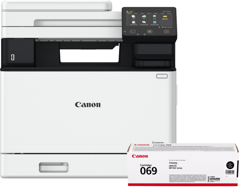 Canon i-SENSYS MF754Cdw + 1 extra zwarte toner