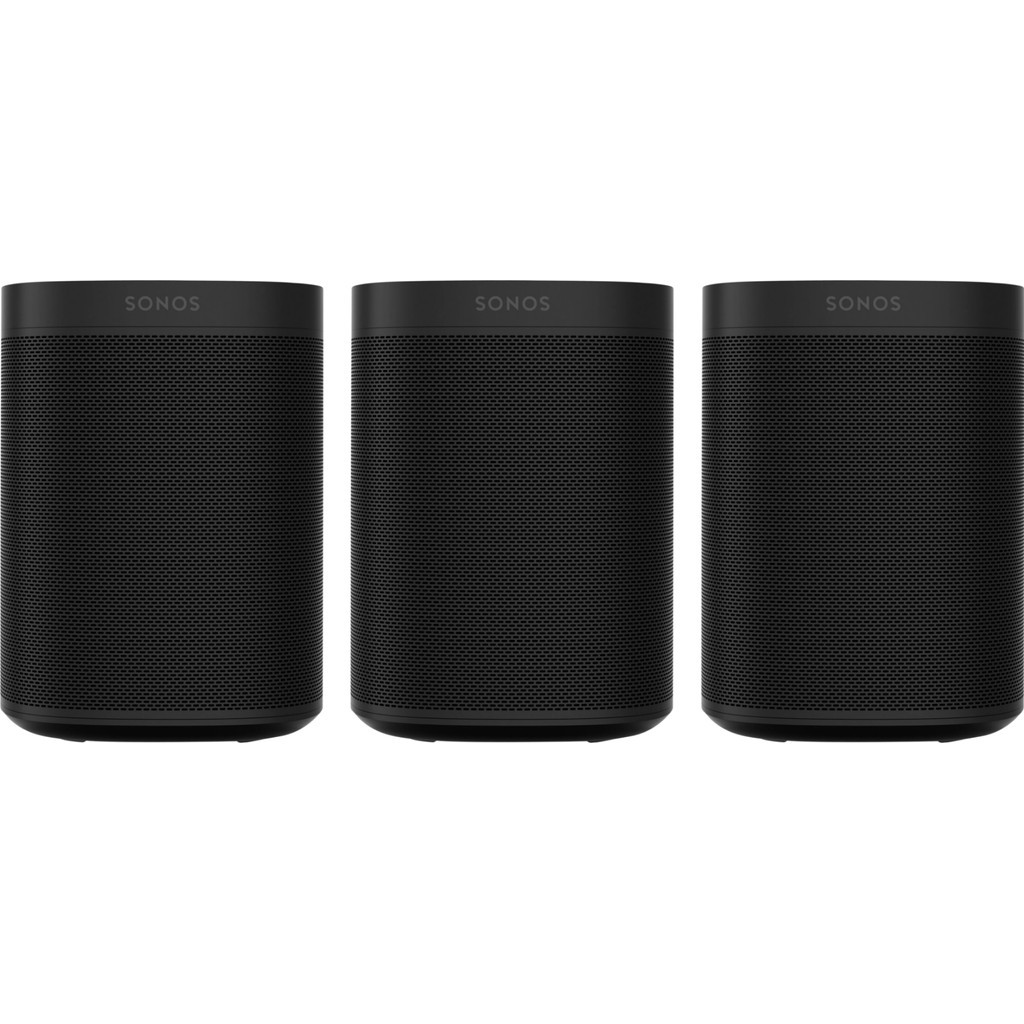 Sonos One 3-pack Zwart