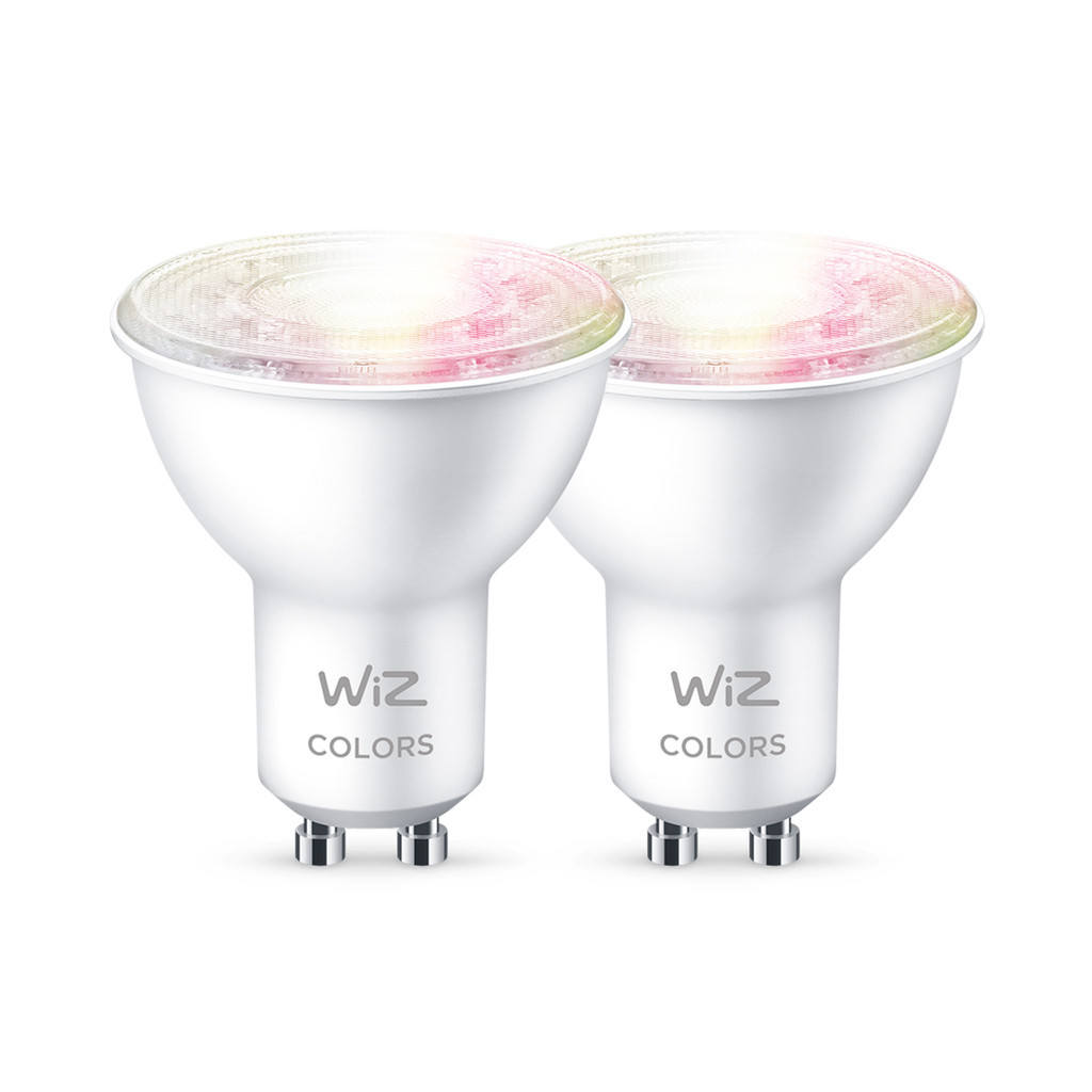 WiZ Smart Spot 2-pack - Gekleurd en Wit Licht - GU10