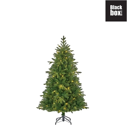 Black Box kunstkerstboom Brampton met led h155 x d102 groen