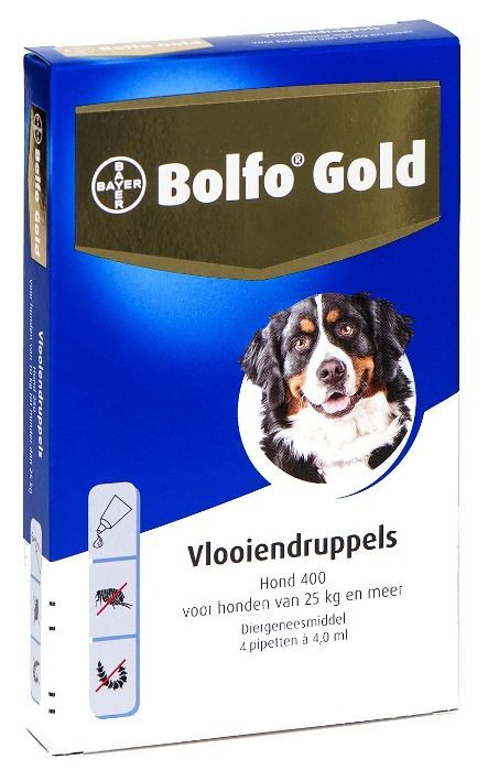 Bolfo Gold Spot-On Hond 400 25-40kg - 4 pip