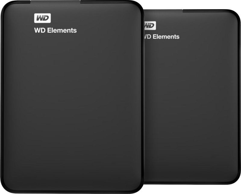 WD Elements Portable 2TB - Duo-Pack