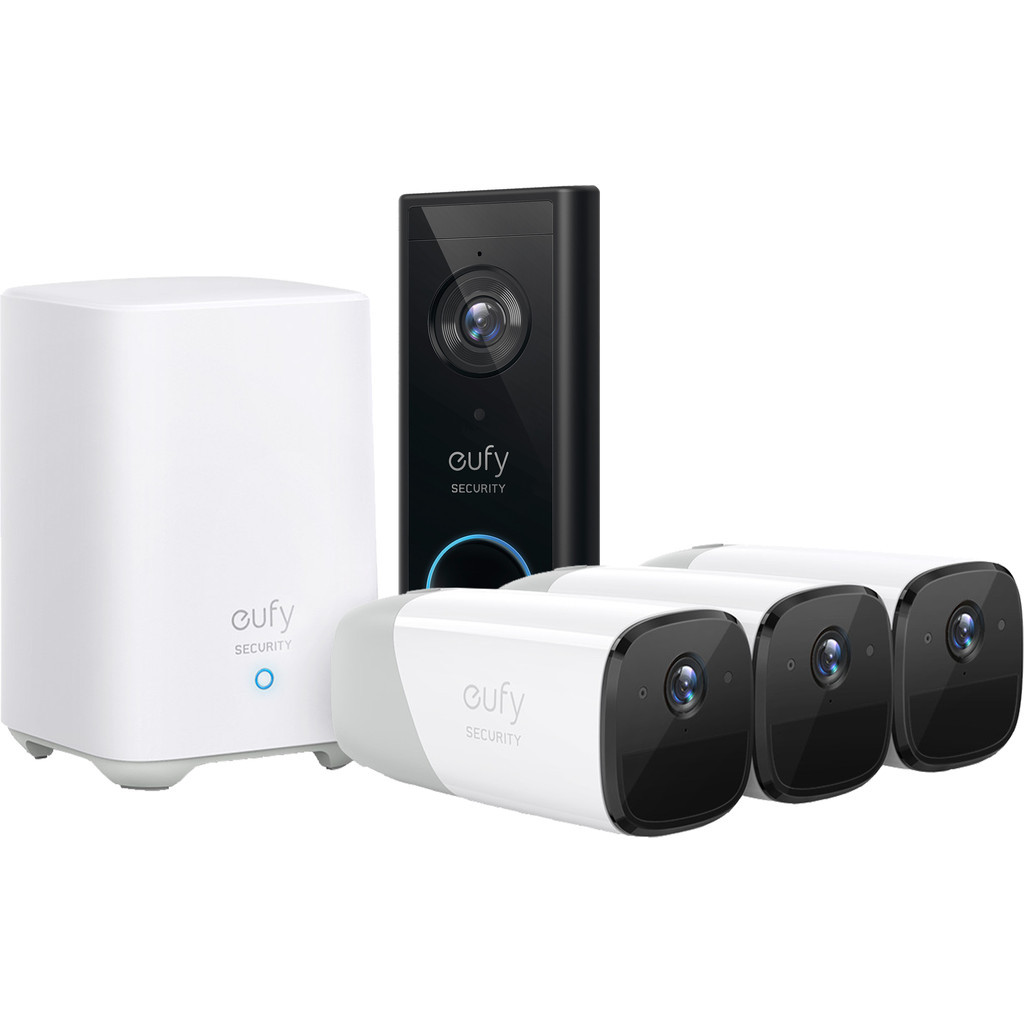 Eufy by Anker Eufycam 2 3-Pack + Video Doorbell Battery