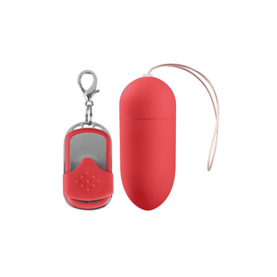 Shots Toys by Shots Vibrating Egg with 10 Speeds and Remote Control - L - Pink