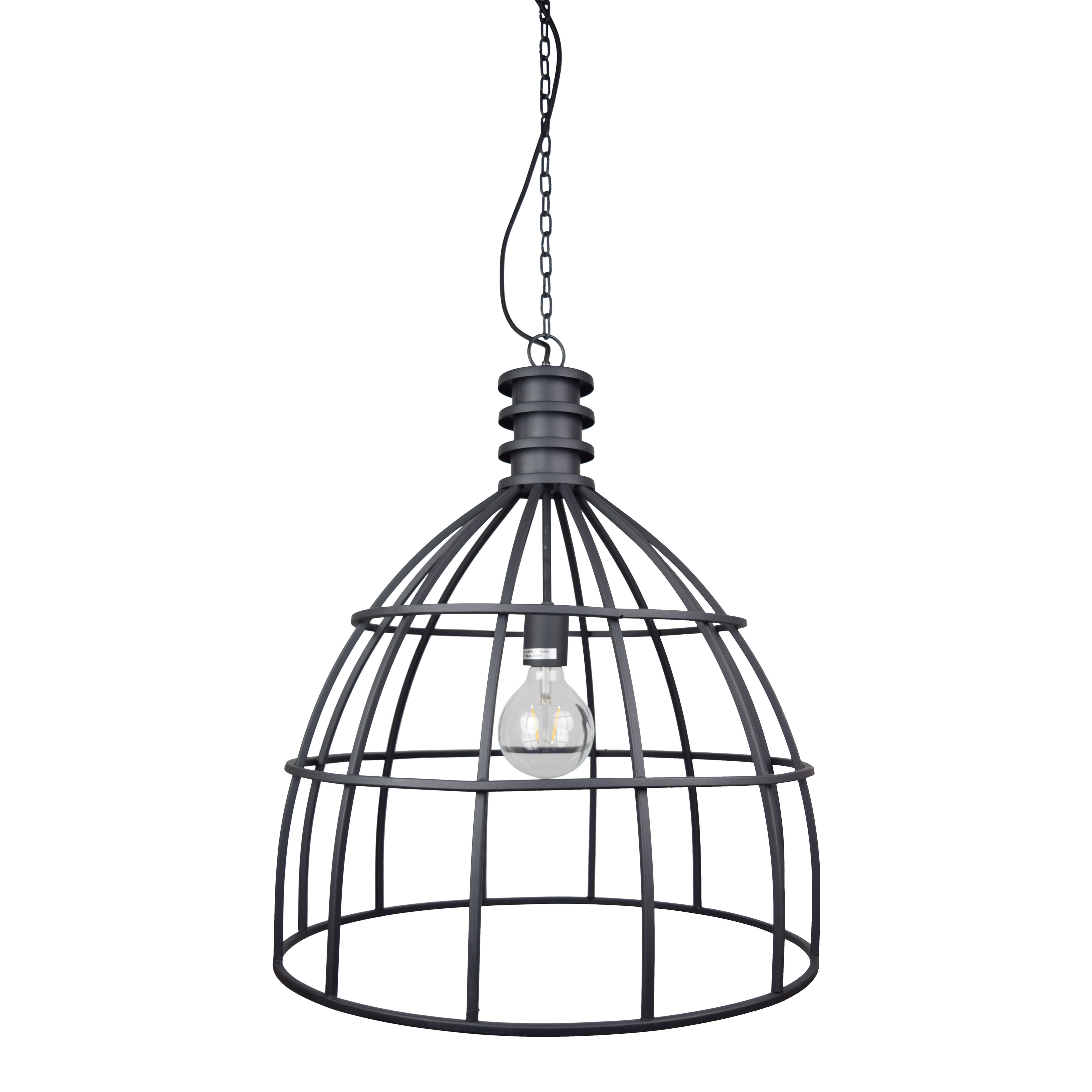 Urban Interiors hanglamp 'Tube' Ø50, kleur Vintage Black