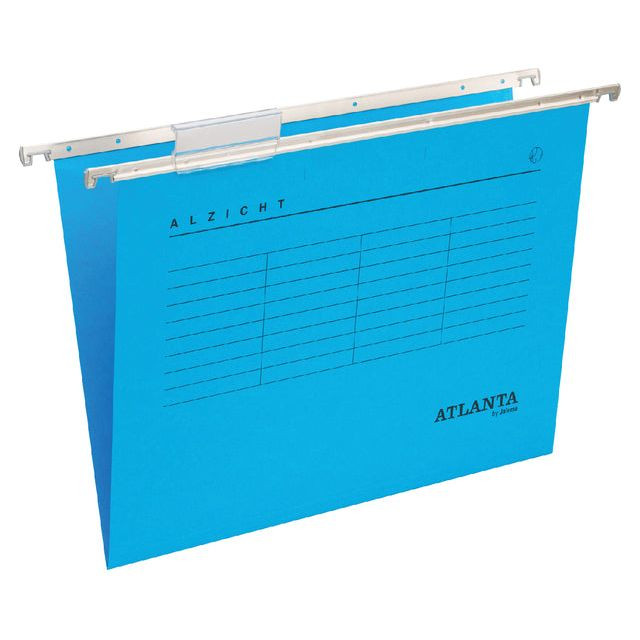 Hangmap Alzicht folio V-bodem blauw | 25 stuks