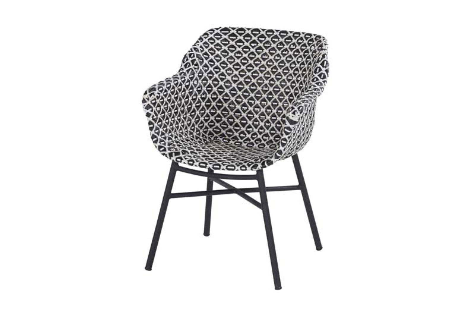 Delphine dining chair black frame - Sophie