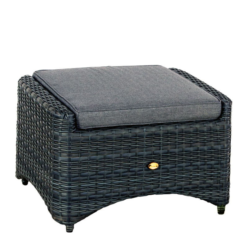 Hocker Riverside Midnight Grey - Oosterik Home