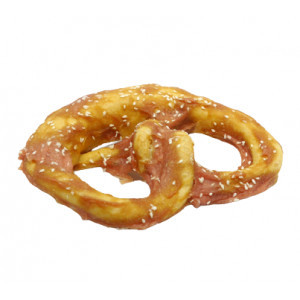 Brekz Bakery Pretzel rawhide kauwsnack hond M/L - 2 stuks