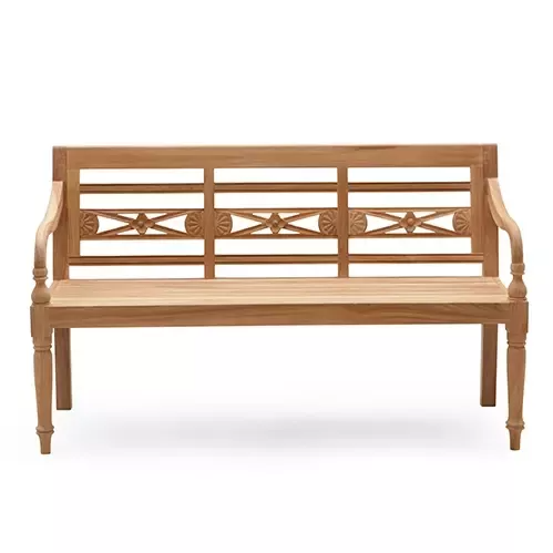 Teak Stationsbank 150 cm - Buitengewoon de Boet