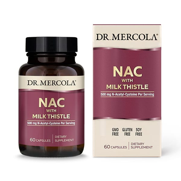 Liver Support NAC Milk Thistle (60 Capsules) - Dr. Mercola