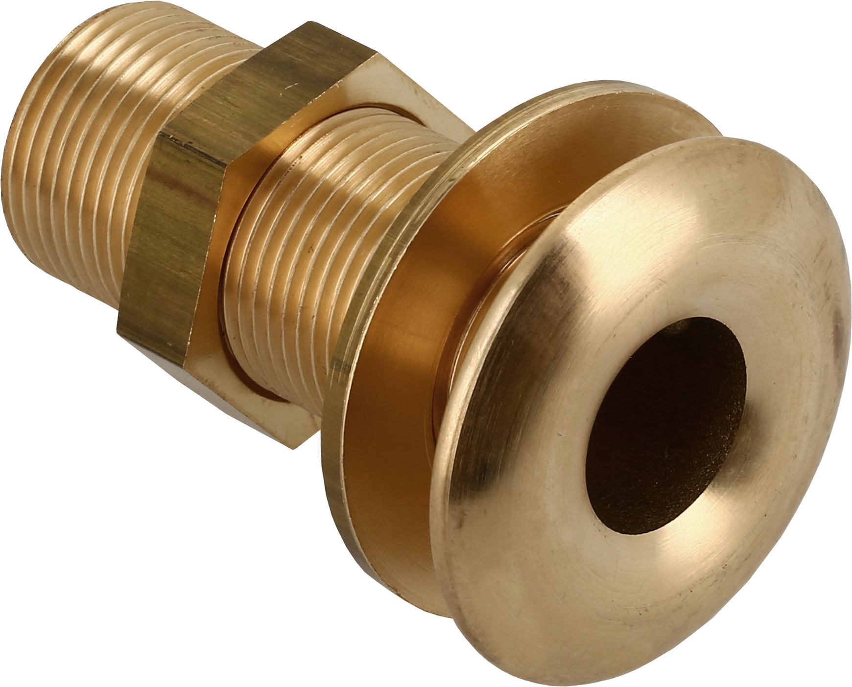 Bonfix Draadfitting Huiddoorvoer bol 1-1/4" - met moer en ring