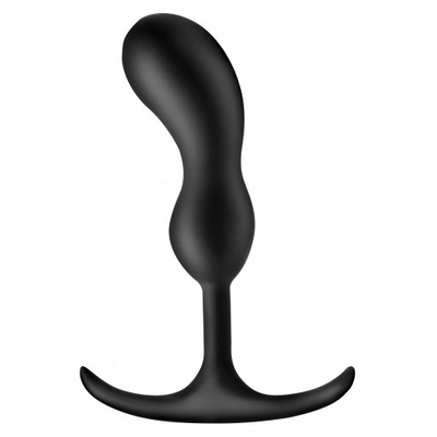 XR Brands Premium Silicone Weighted Prostate Plug - Small