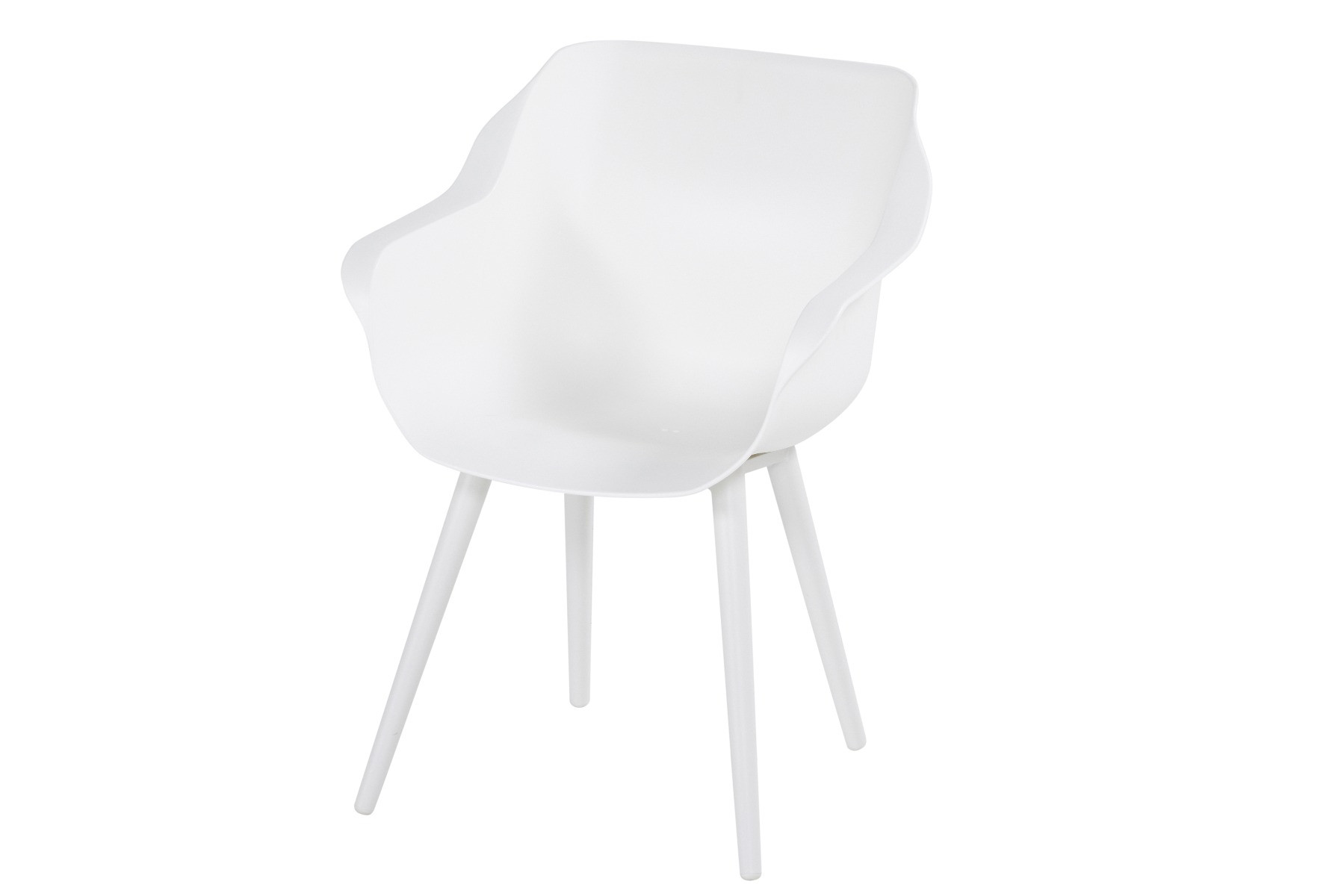 Hartman Sophie Studio dining armstoel - White - Alu poot