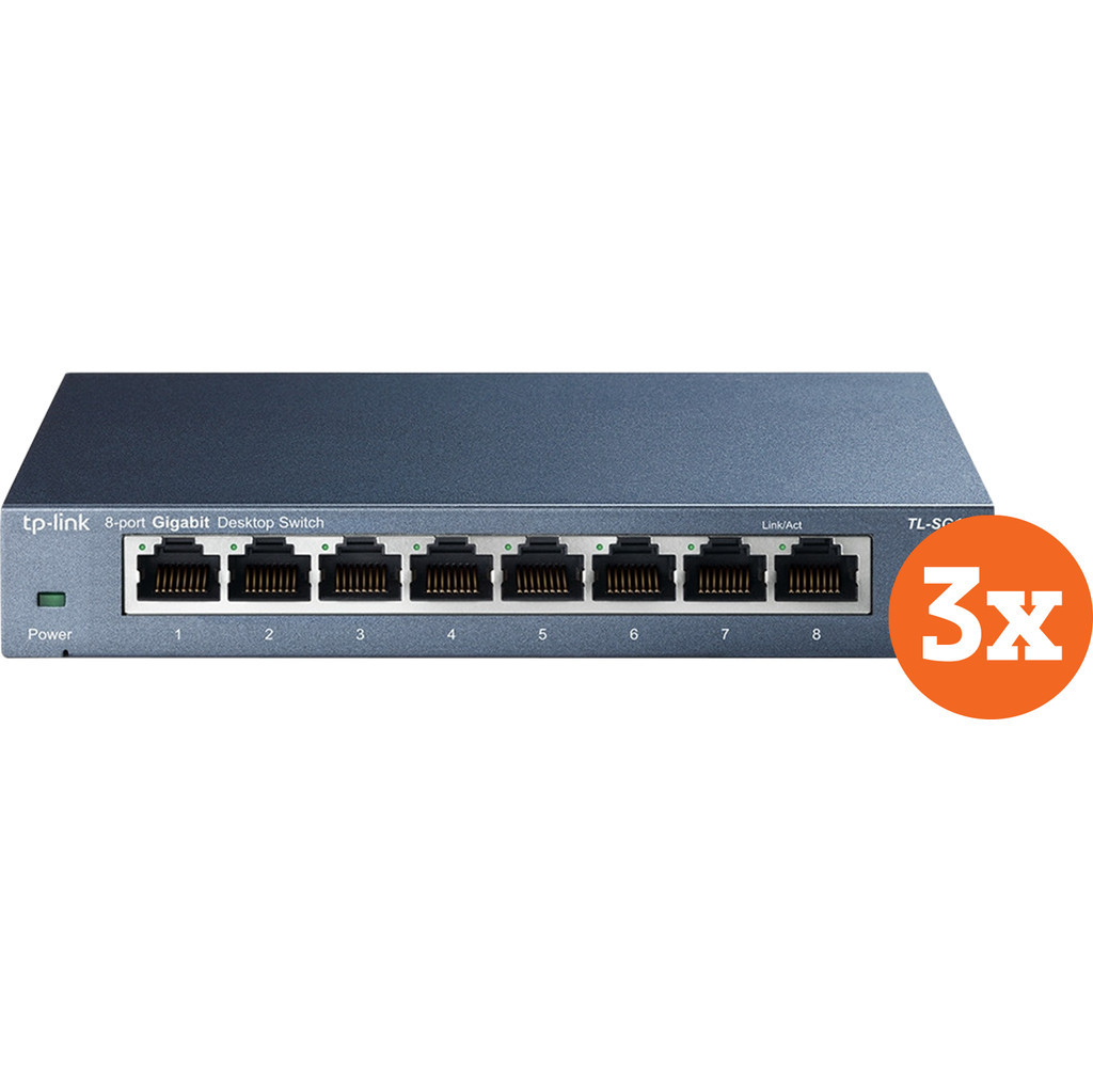 TP-Link TL-SG108 3-Pack