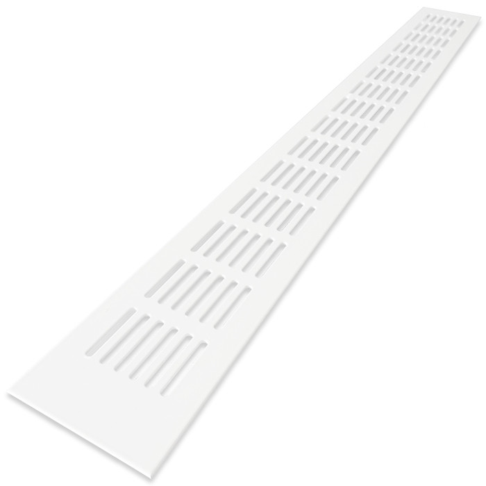 Ventilatiestrip Aluminium Lxh 600 X 60mm (g61-6006w) - Wit Ral9010