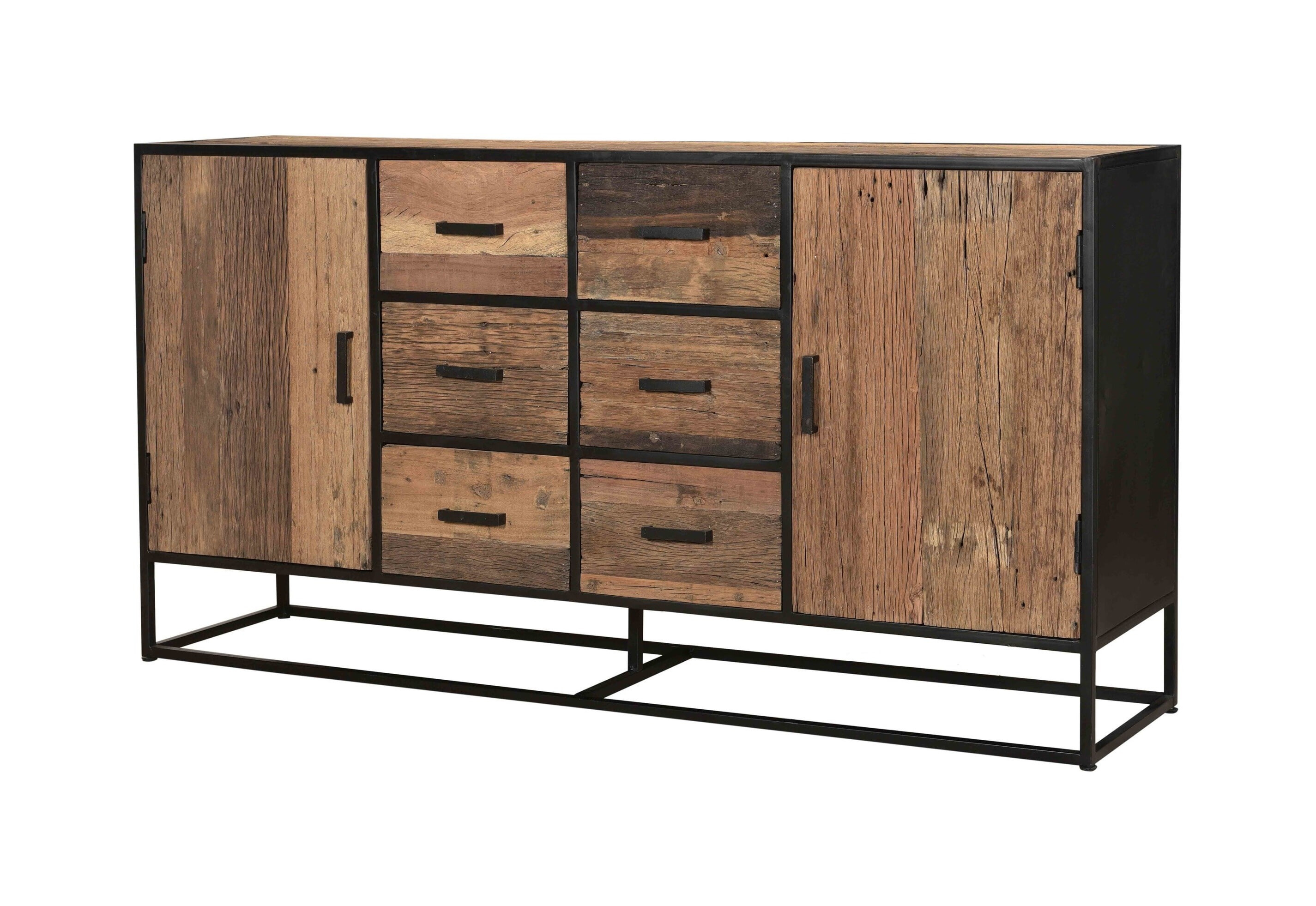 Livingfurn Dressoir Dakota 180 cm - Bruin