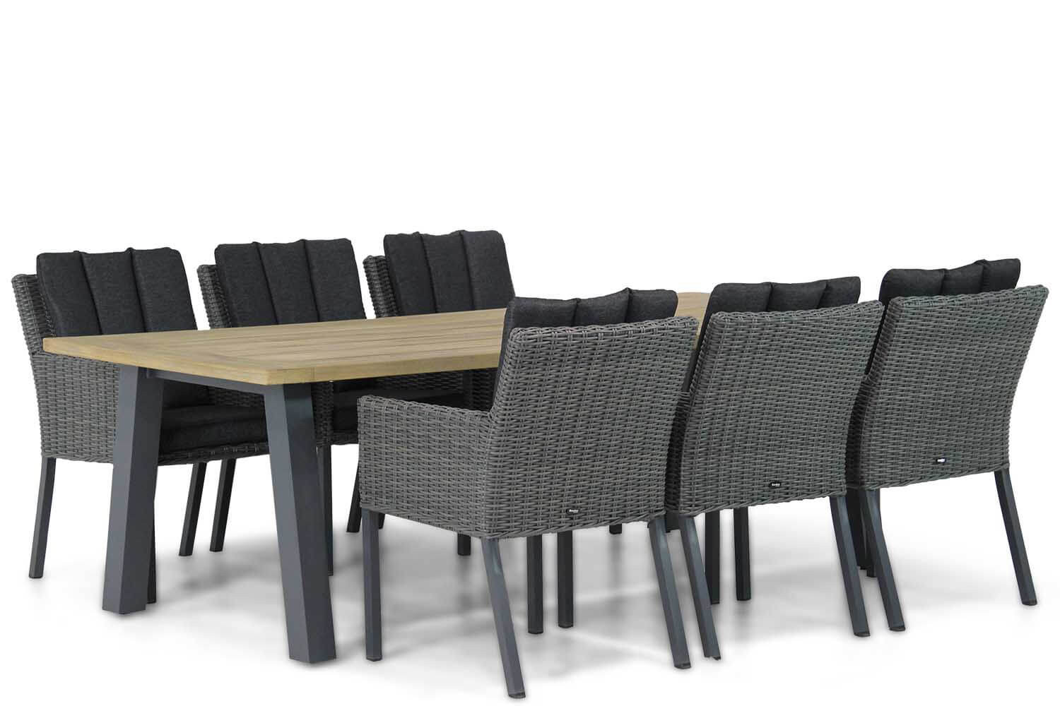 Garden Collections Oxbow/Glasgow 240 cm dining tuinset 7-delig