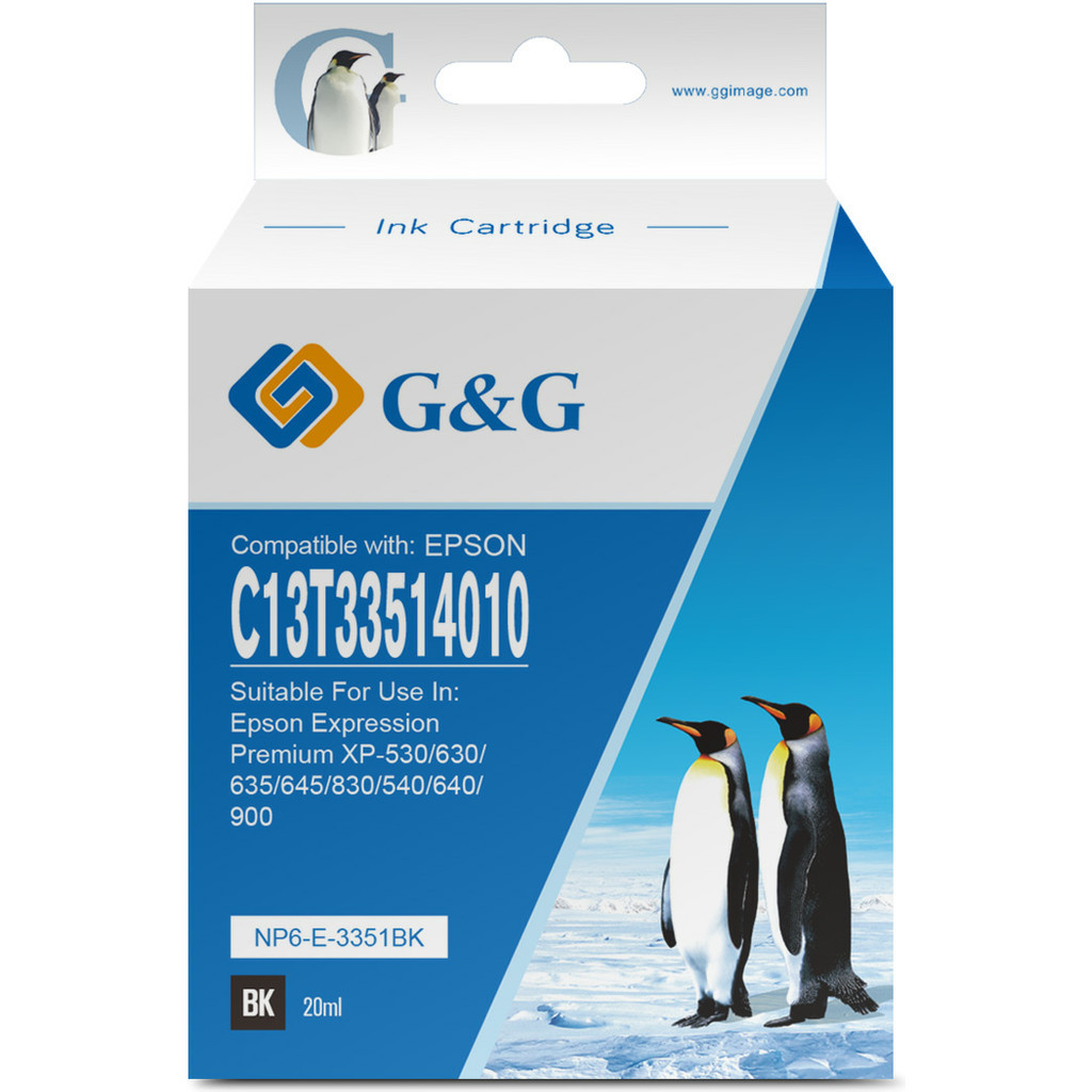 G&G 33XL Cartridges Zwart