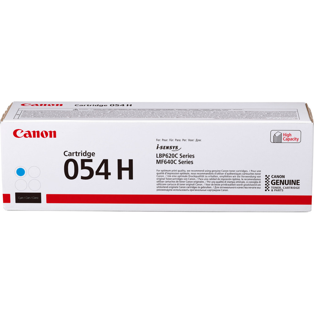 Canon 054 H Toner Cyaan (Hoge capaciteit)