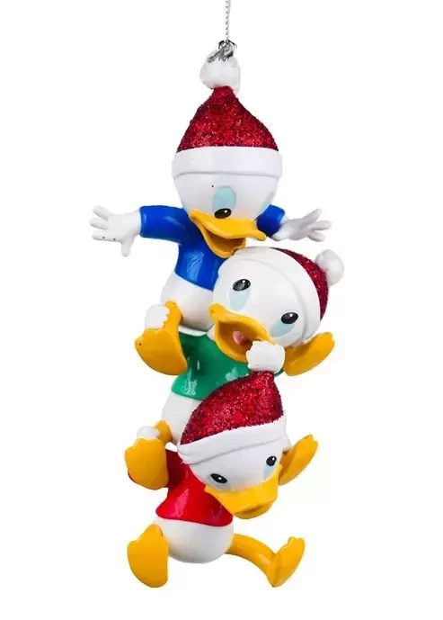 Disney kerstbal Kwik, Kwek & Kwak