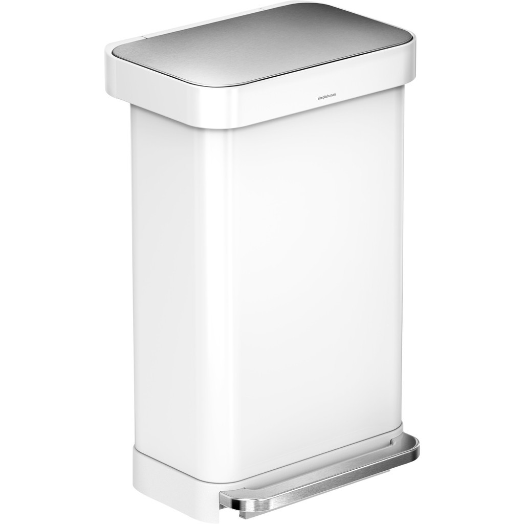 Simplehuman Rectangular Liner Pocket 45 Liter Wit