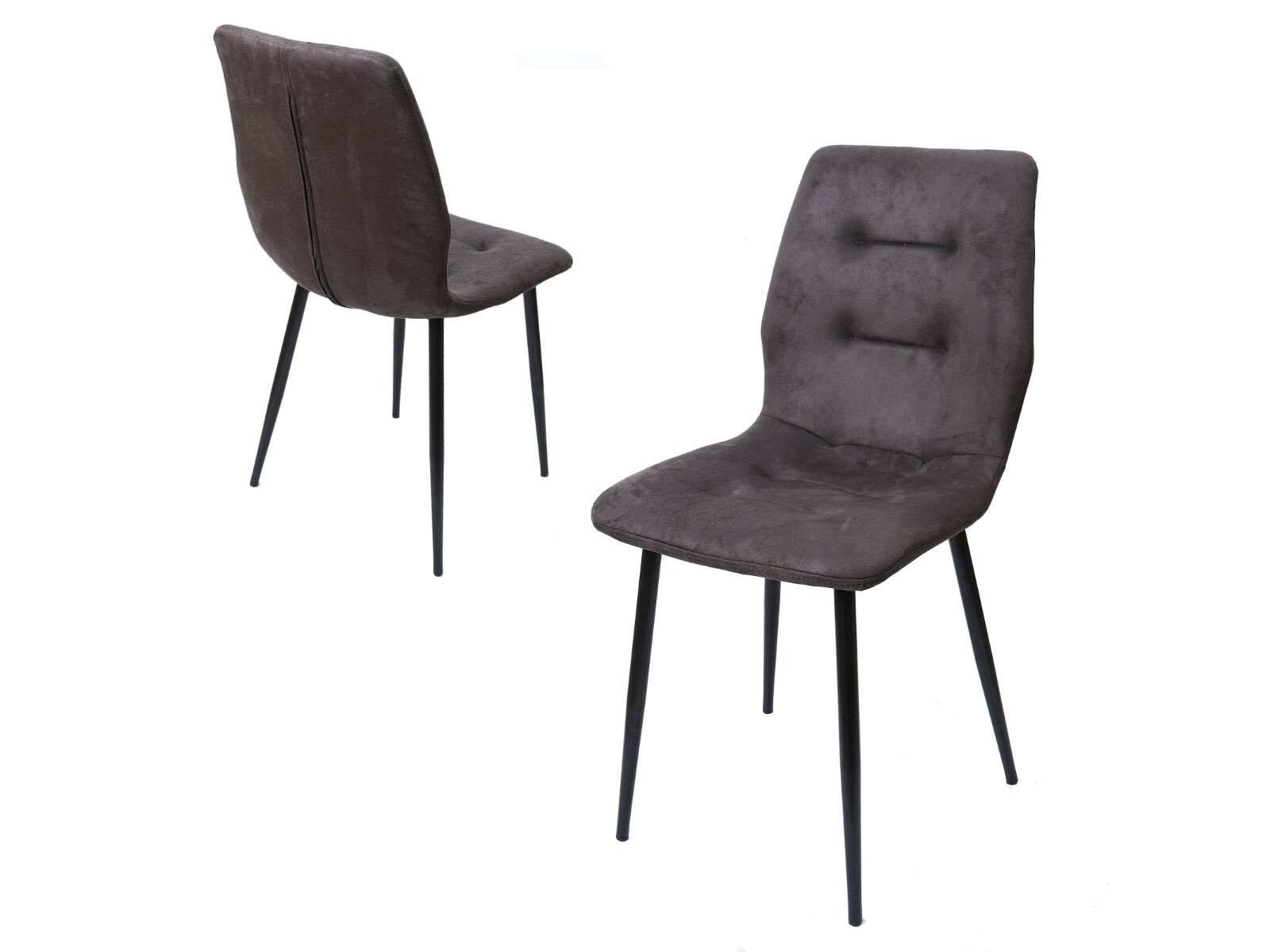 Set van 4 stoelen ELINA grijs