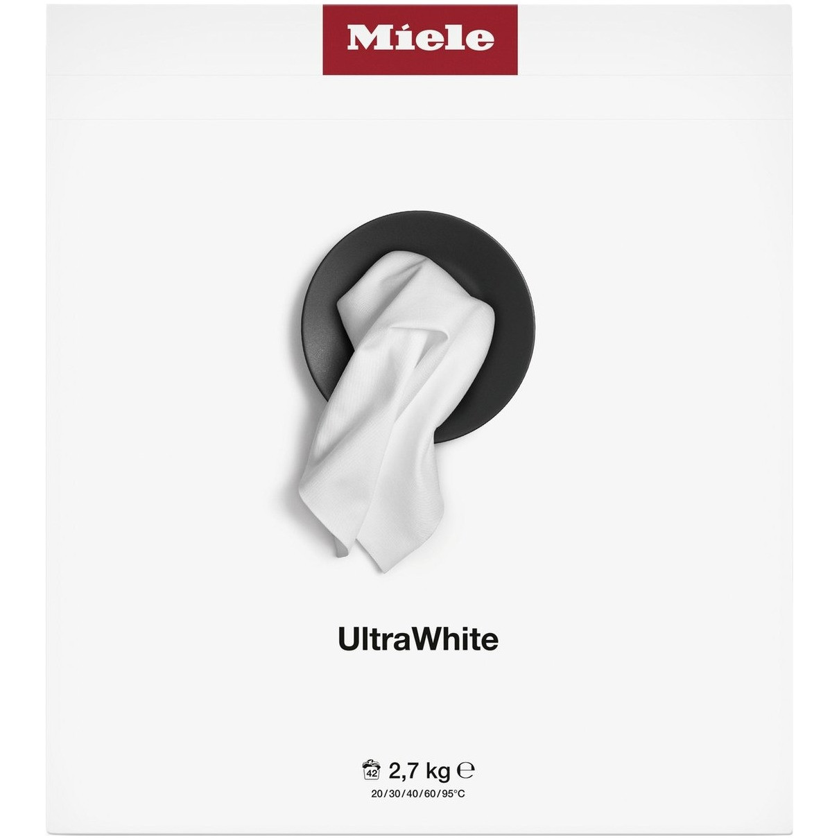 Miele Ultrawhite hoofdwasmiddel Wasmachine accessoire Wit