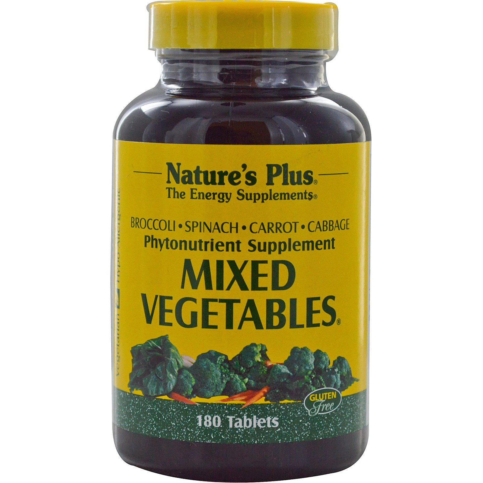 Mixed Vegetables (180 Tablets) - Nature&apos;s Plus