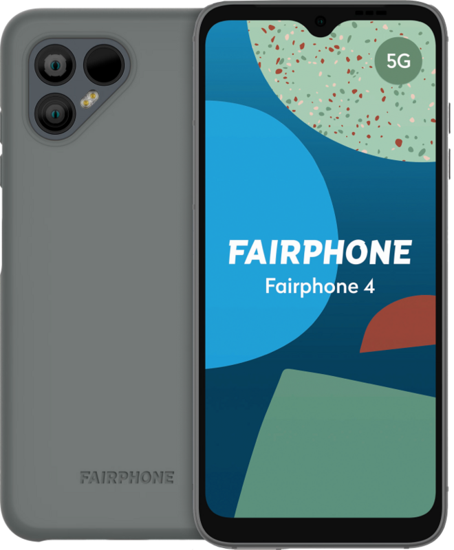 Fairphone 4 128GB Grijs 5G + Back Cover Grijs