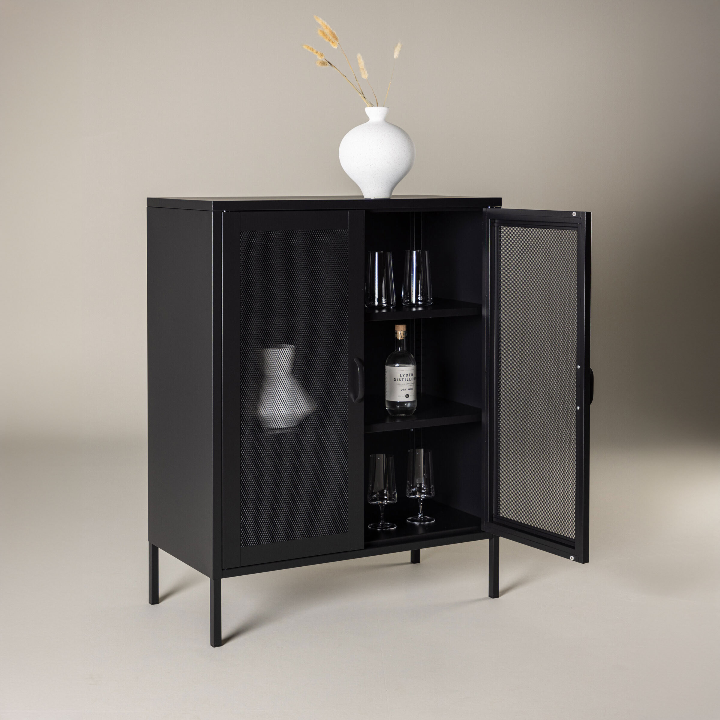 Nohr Dressoir Carmilla 80cm - Zwart