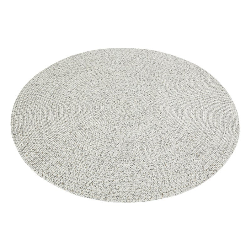 Jute Vloerkleed Braids Grijs - NORTHRUGS - Rond - Dekbed-Discounter.nl