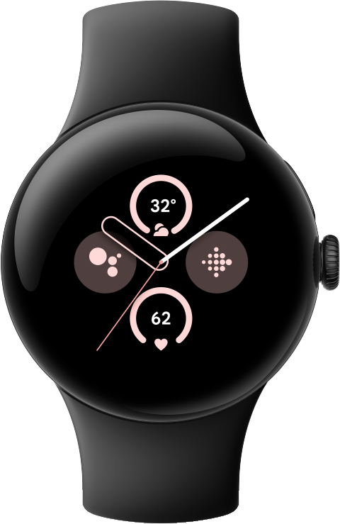 Google Pixel Watch 2 Zwart