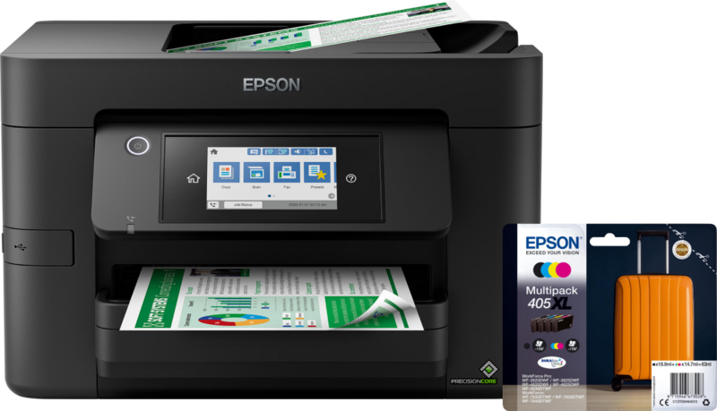 Epson WorkForce WF-4820DWF + 1 set extra inkt