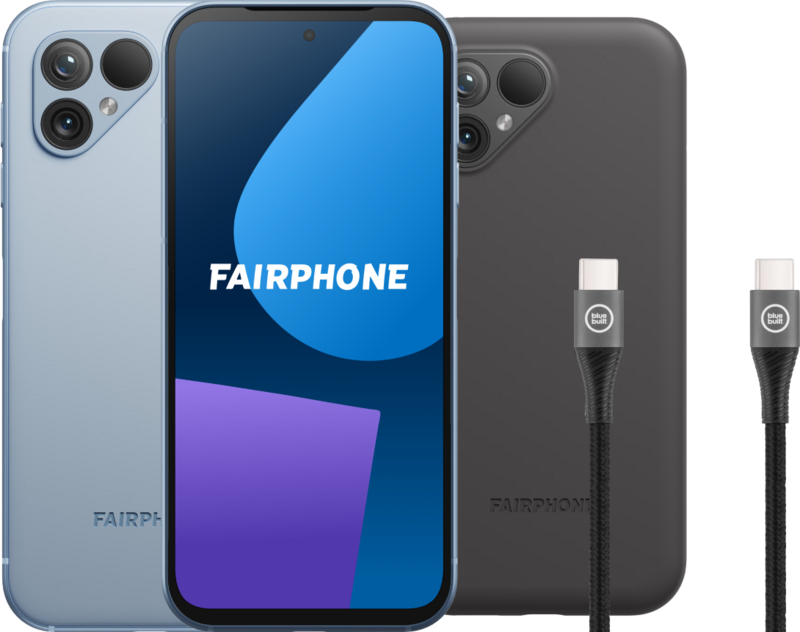 Fairphone 5 256GB Blauw 5G + Accessoirepakket