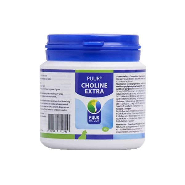 Puur Choline Extra supplement voor de kat 3 x 50 g