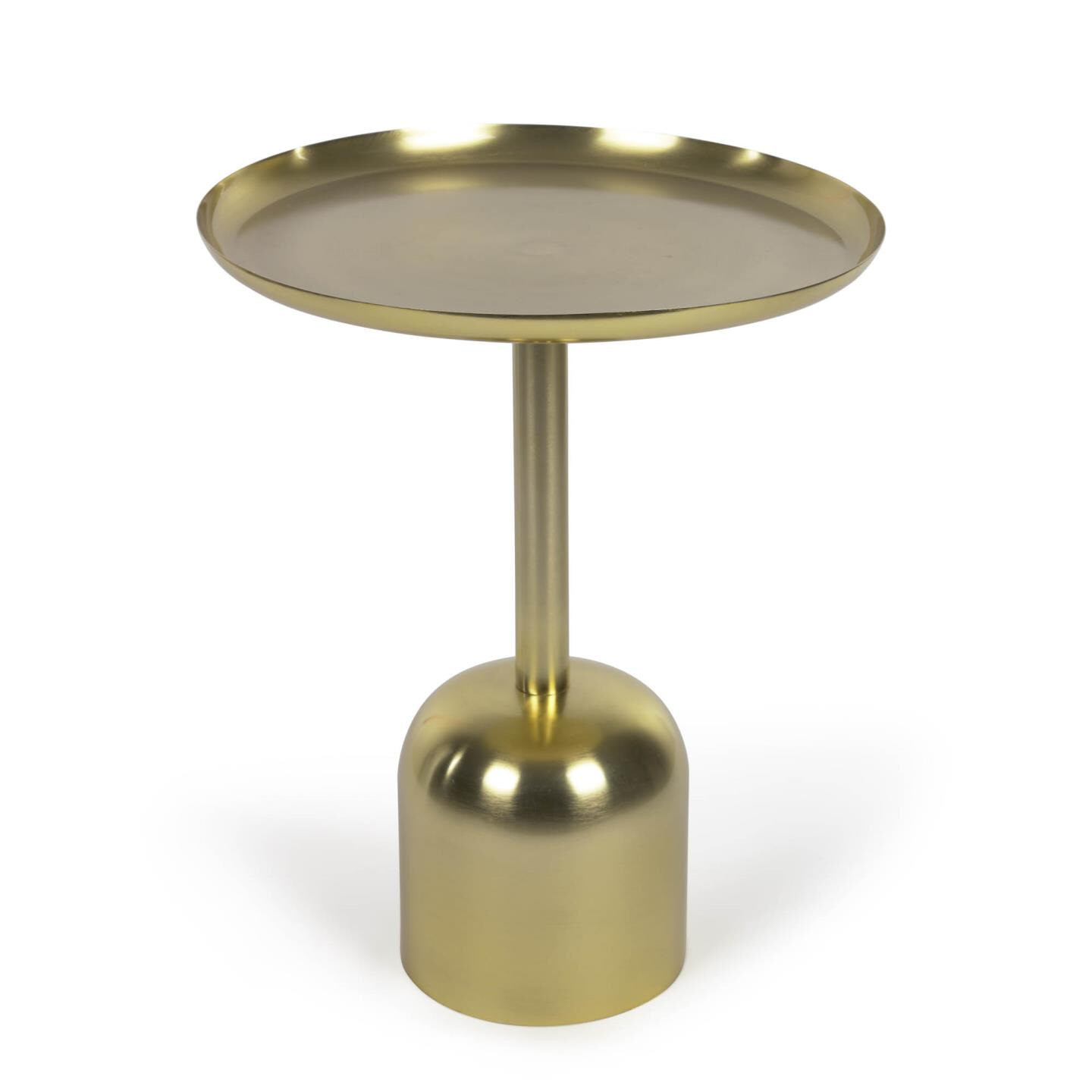 Kave Home Ronde Bijzettafel Adaluz 37cm - Goud