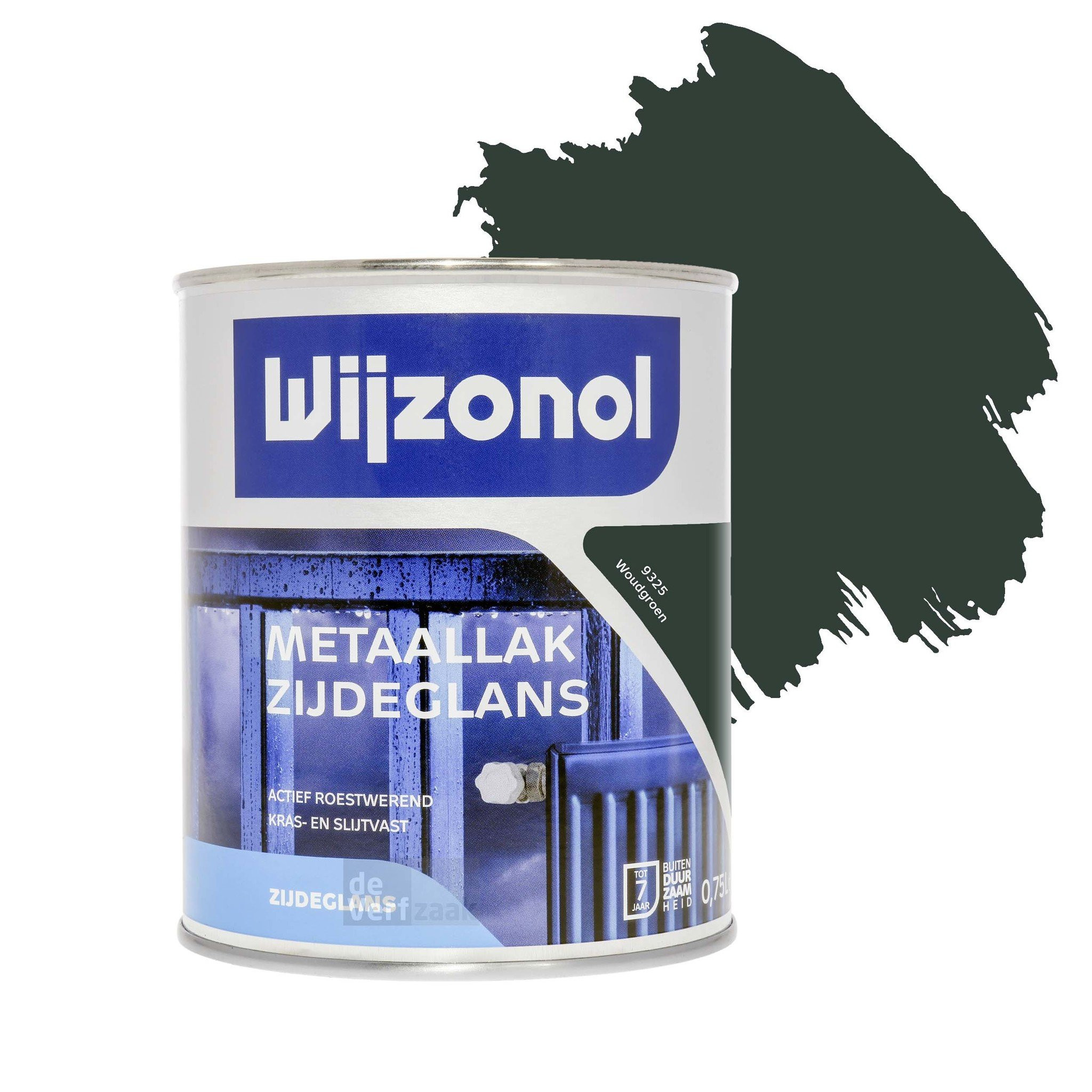 Wijzonol Metaallak Zijdeglans 9325 Woudgroen