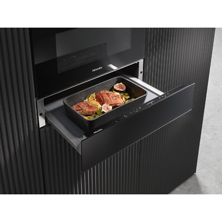 Miele ESW 7010 Obsidiaanzwart Greeploze Gourmet Warmhoudlade