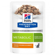 Hill&apos;s Prescription Metabolic Weight Management kat 85 g maaltijdzakje multipack 4 dozen (48 x 85 g)