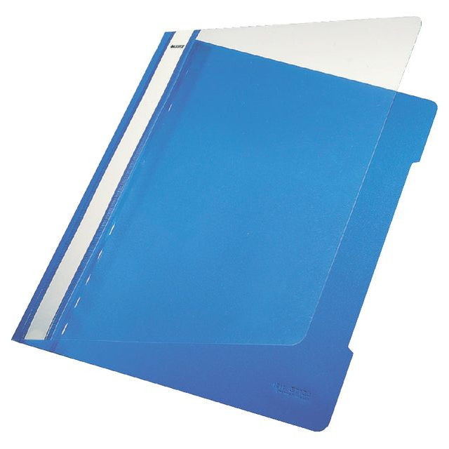 Snelhechter Leitz standaard A4 PVC blauw | 200 stuks